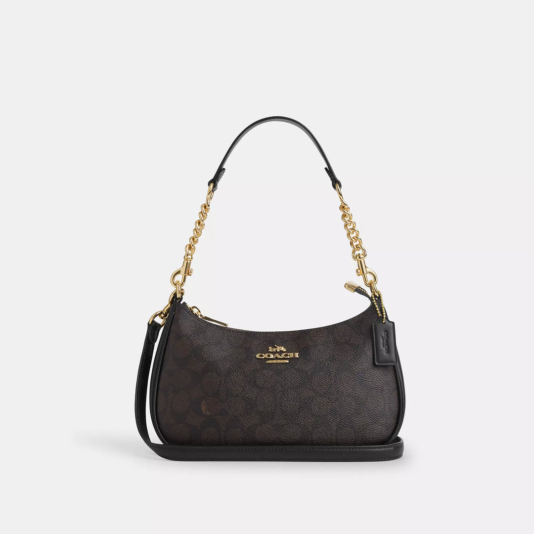 Coach Outlet Teri Shoulder Bag In Signature Canvas | ShopSimon