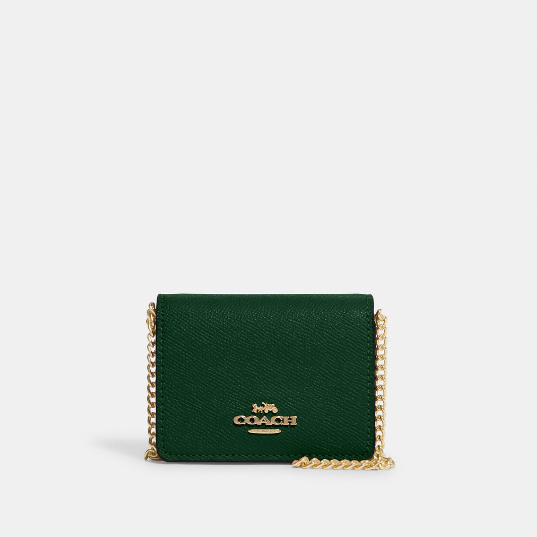 Coach factory Mini wallet on chain