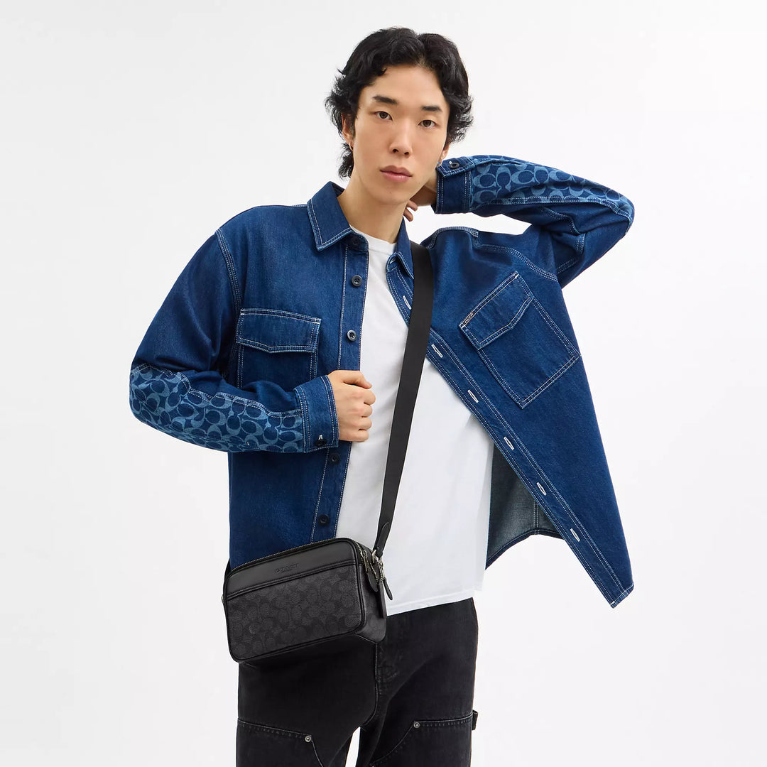 【極美品】COACH コーチ バッグ GRAHAM CROSSBODY Coach Outlet Graham Crossbody Bag In Signature Canvas