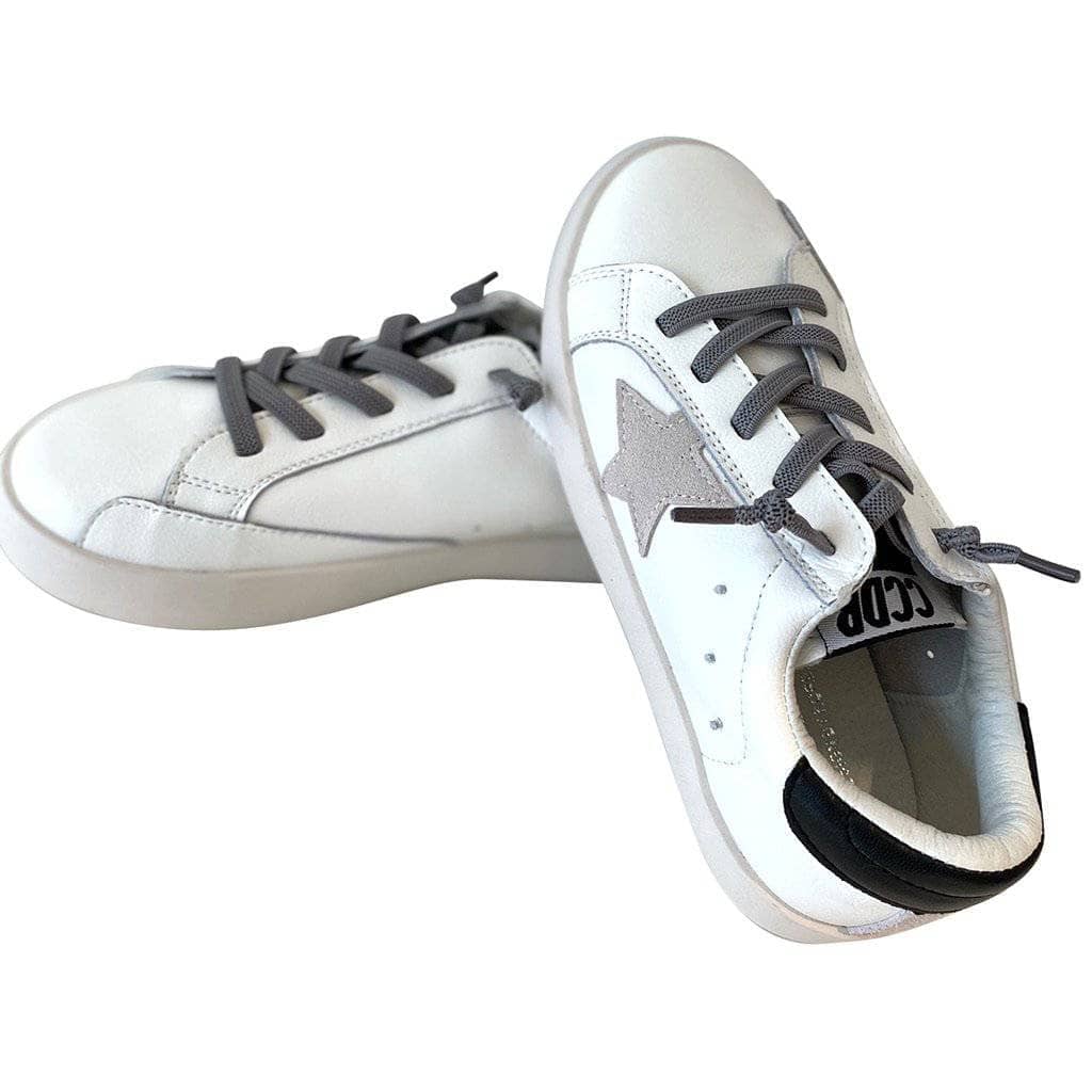 Lola + The Boys Black Starboy Sneakers | ShopSimon