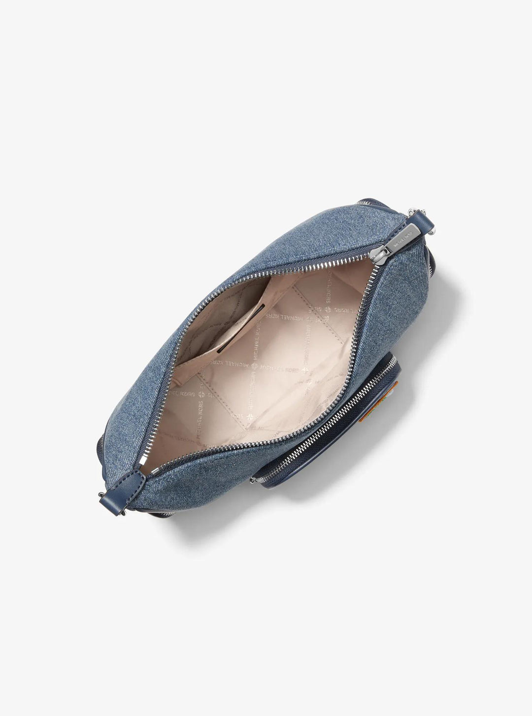 Michael Kors Outlet Merritt Small Embellished Denim Convertible