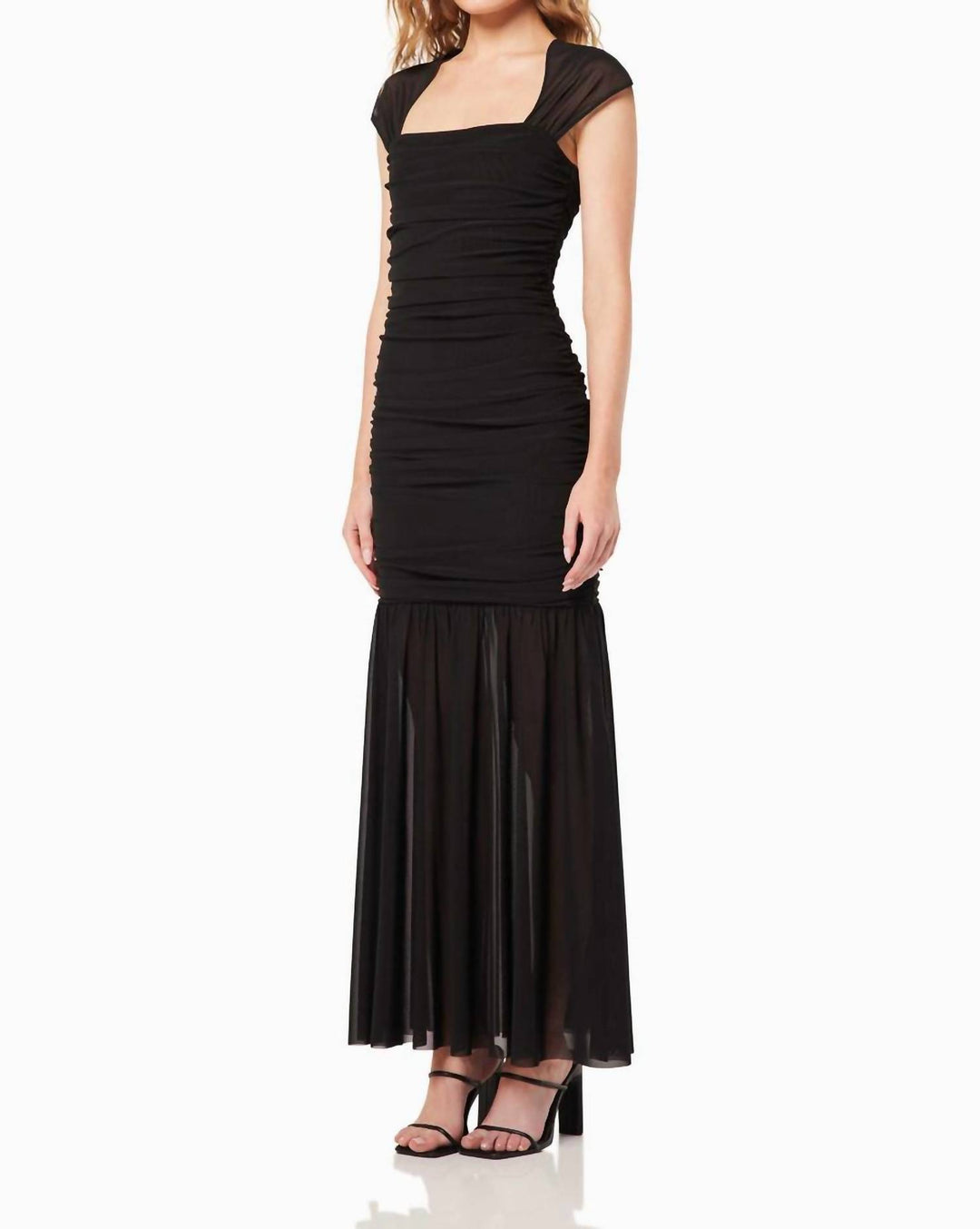 renata asymmetrical mini dress in black mesh Mini Dress Black Renata Mini Dress Size 8
