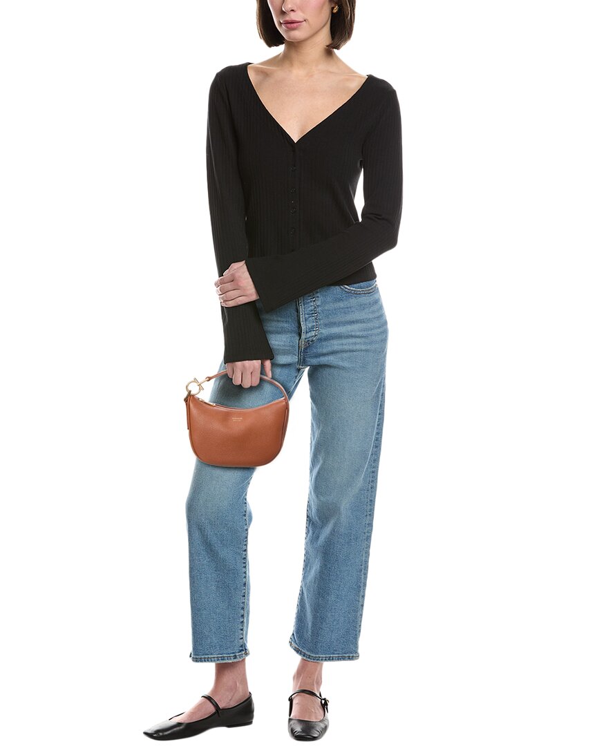 Salvatore Ferragamo Ferragamo Leather Hobo Bag | ShopSimon
