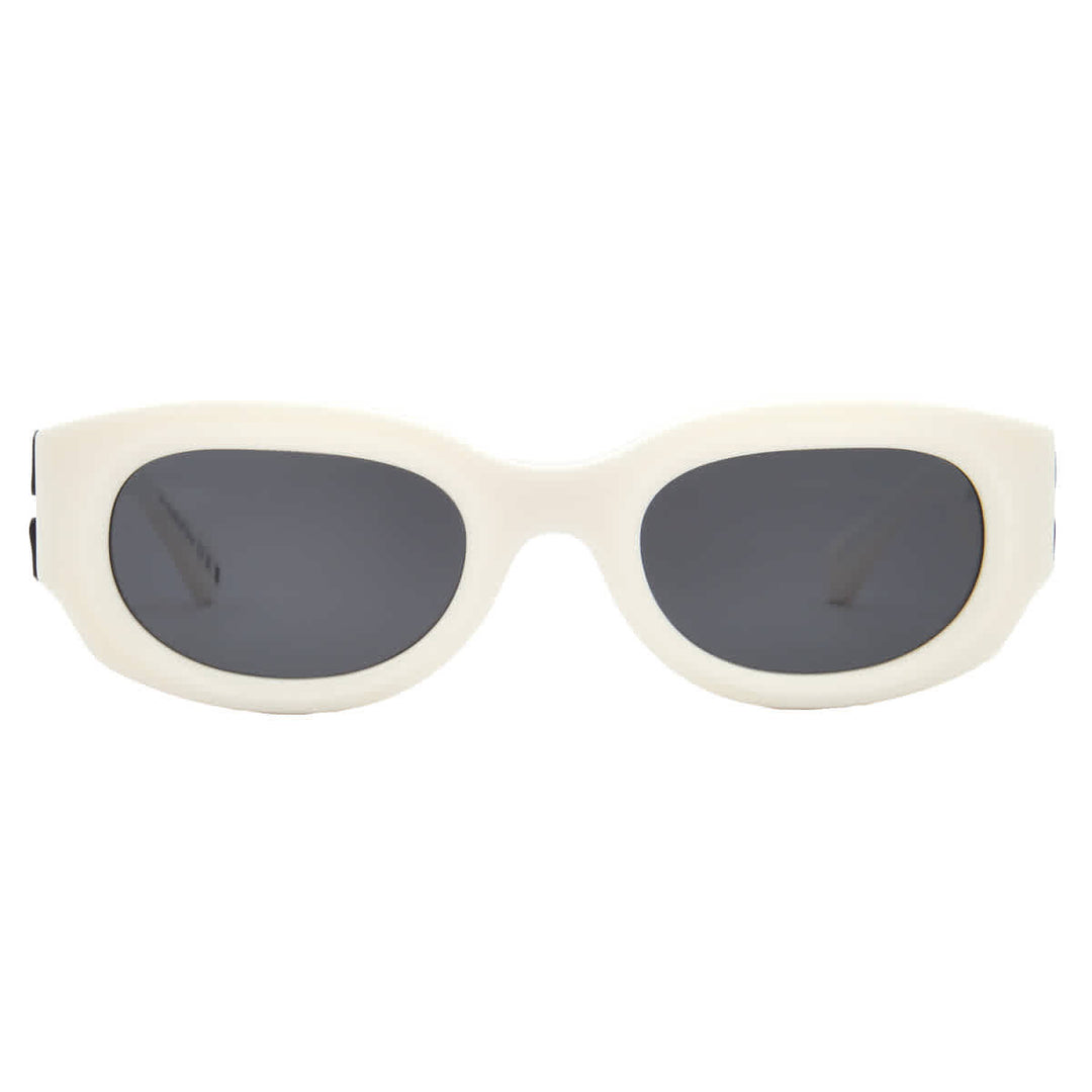 Off-White Palmer Dark Grey Oval Unisex Sunglasses Oeri14e 