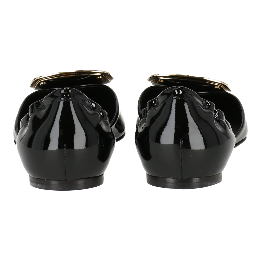 フラットシューズ ROGER VIVIER Woman Ballet flats Black RVW54840990MRK B999 Roger Vivier Womens Black Ballerina | ShopSimon