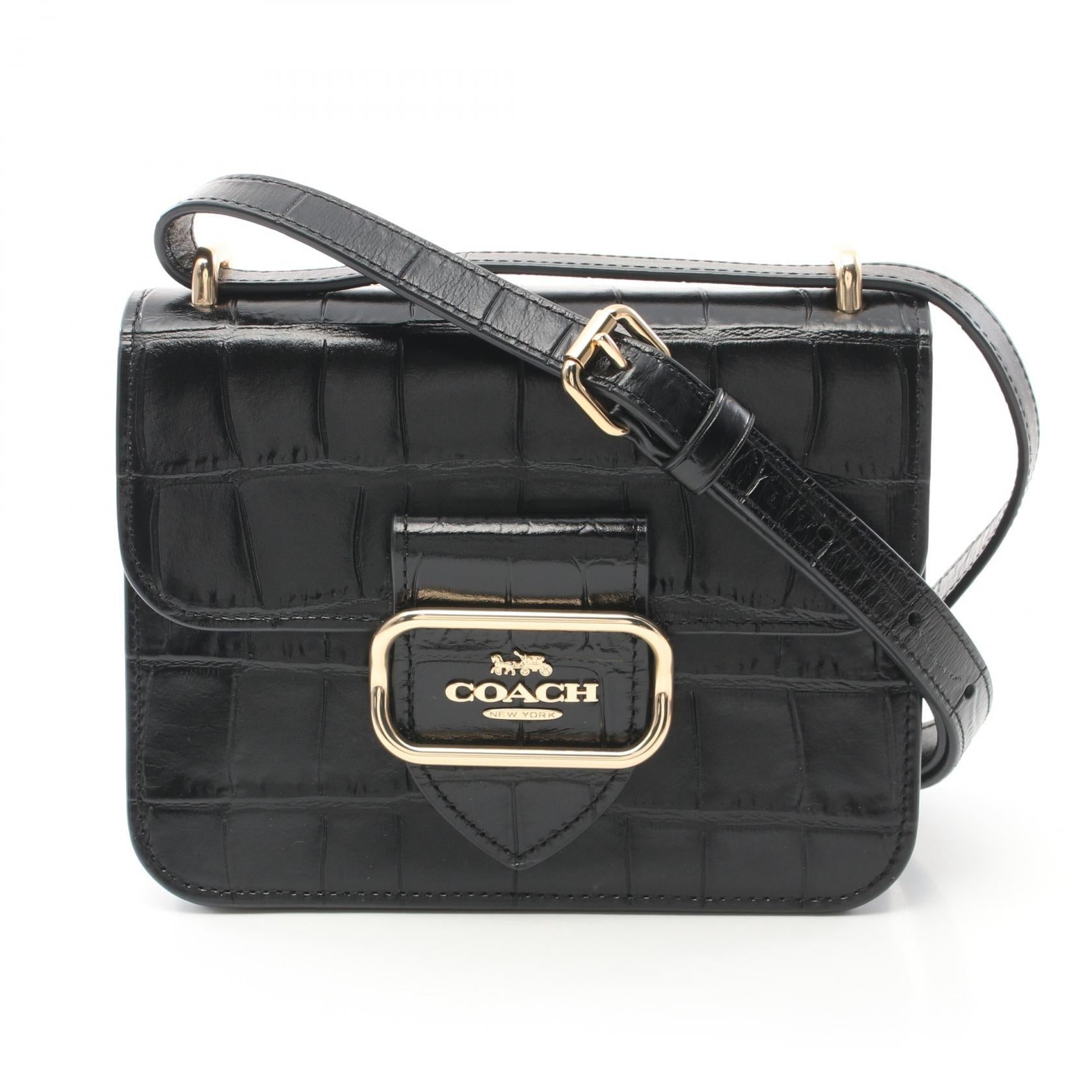 COACH Coach Morgan Leather Crossbody Bag Black,Specials : American Fashion Style Bags On Sale