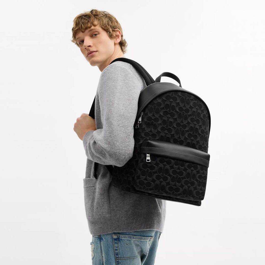 Coach Outlet Taylor Backpack In Signature Denim