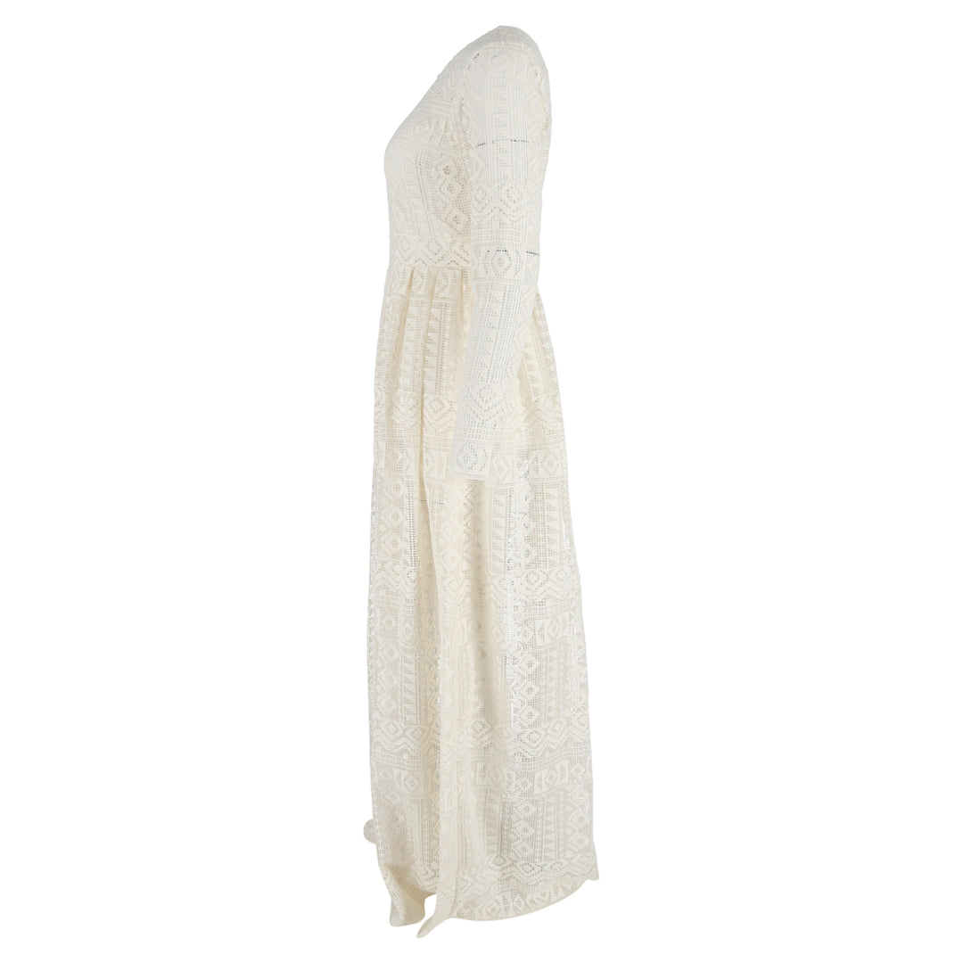 Philosophy Di Lorenzo Serafini Lace-Pattern Maxi Dress