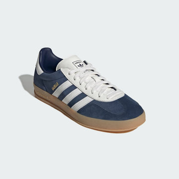adidas Men's Gazelle Indoor Shoes (Night Indigo / Core White / Gum)
