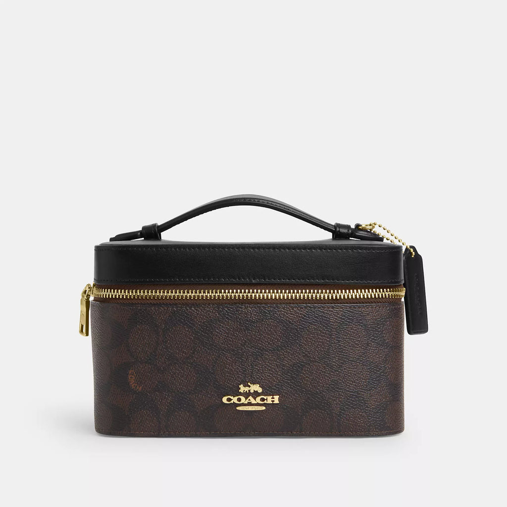 Coach Outlet Cosmetic Case In Signature Canvas | ShopSimon