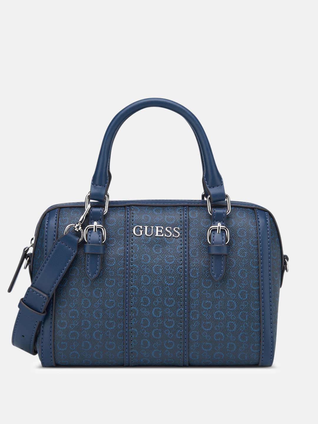 Guess Factory Radleigh Logo Box Satchel | ShopSimon
