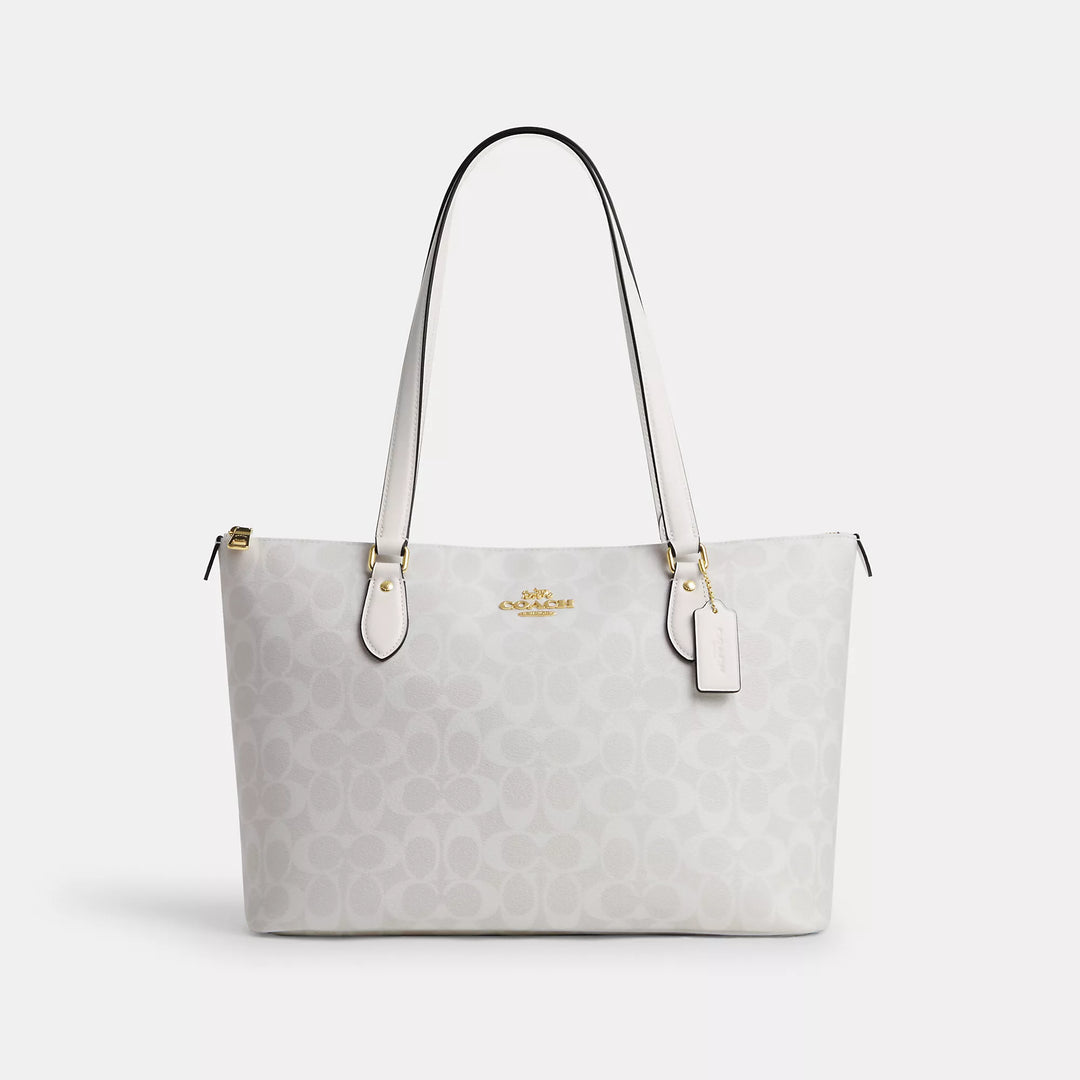 Coach Outlet Gallery Tote Bag In Signature Canvas | ShopSimon Coach Outlet Gallery Tote Bag In Signature Canvas | ShopSimon