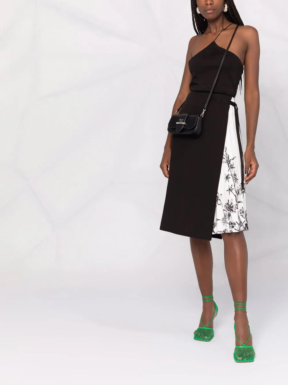 Salvatore Ferragamo Ferragamo Pleated Silk Skirt | ShopSimon