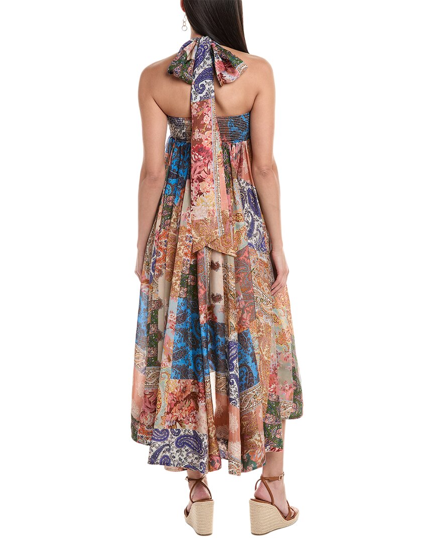 Zimmermann Devi Halter Silk Maxi Dress | ShopSimon