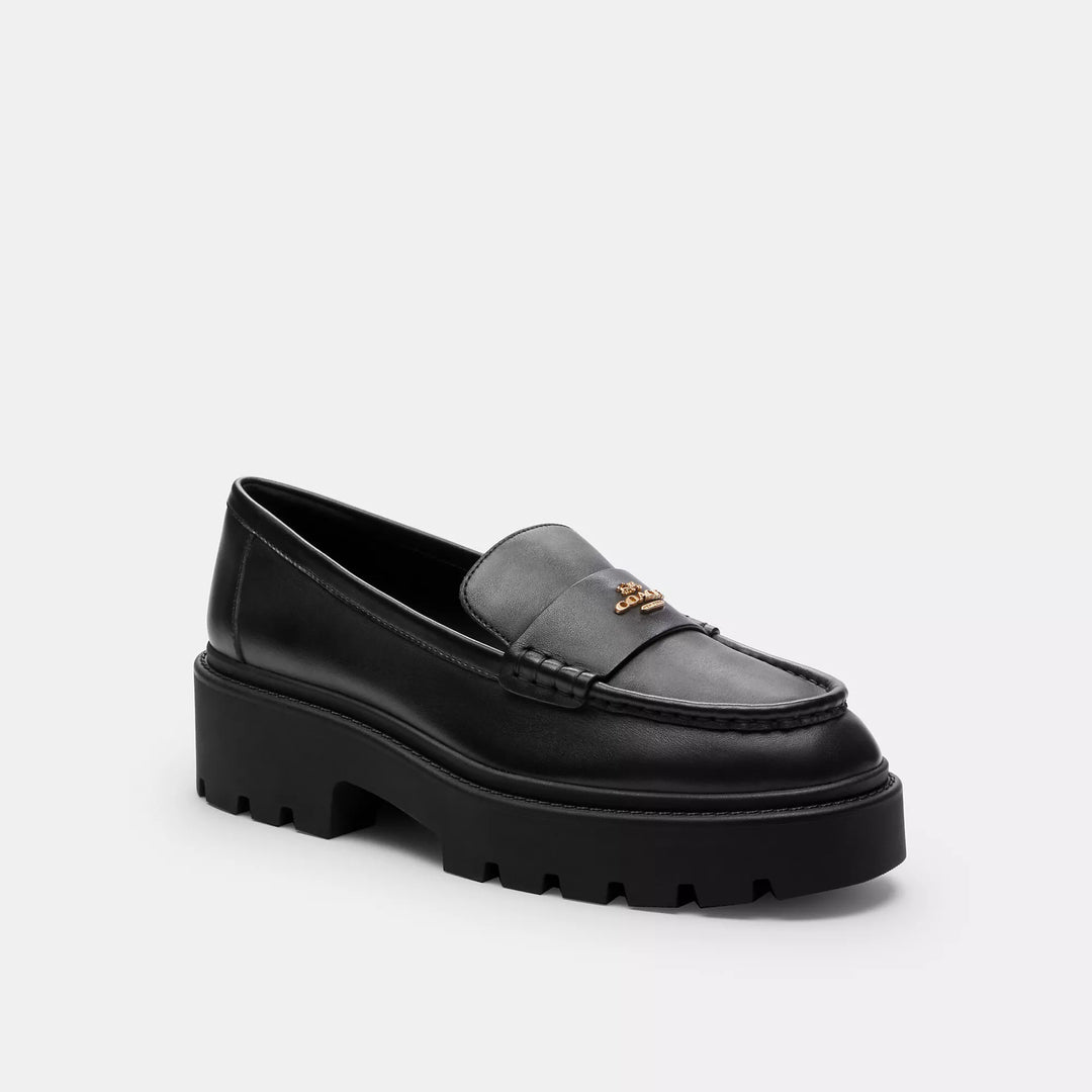 COACH ルーシー ローファー 黒 Coach Outlet Lucy Loafer | ShopSimon