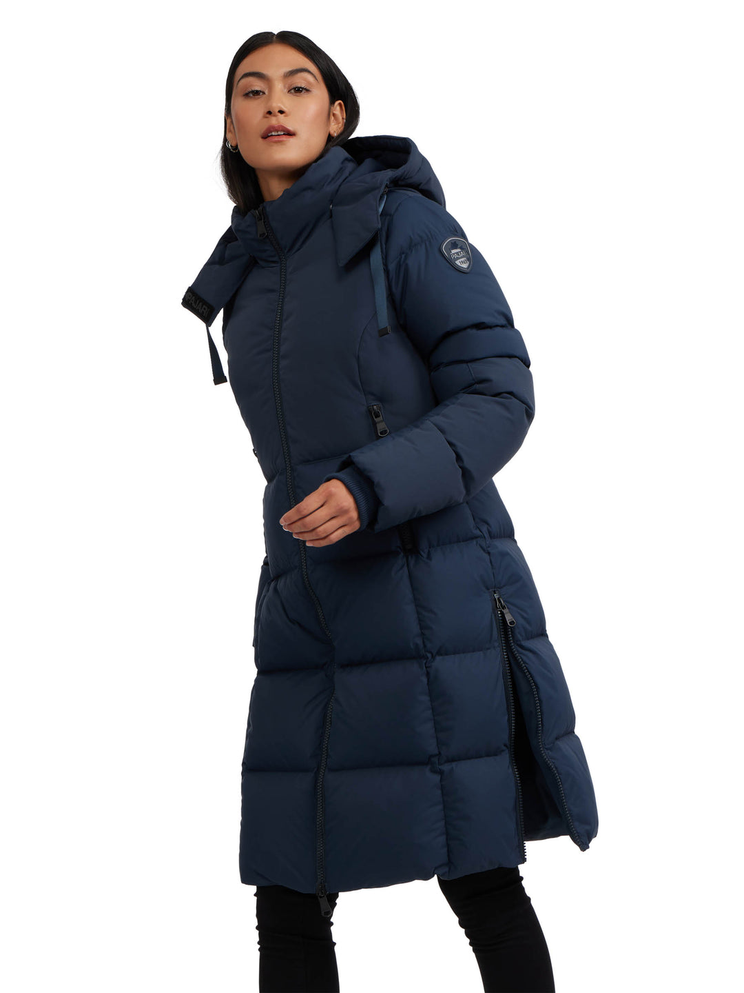 Pajar Women's Zaniah Mixed Media Quilted Puffer With Detachable