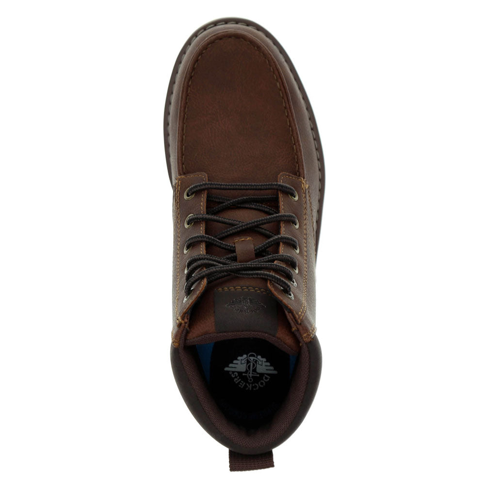 Dockers Men\'s Davis Chukka Dark Brown Lace-Up Boots NEW 11.5 Dockers Mens Davis Rugged Brown Chukka Boot Men main image 4