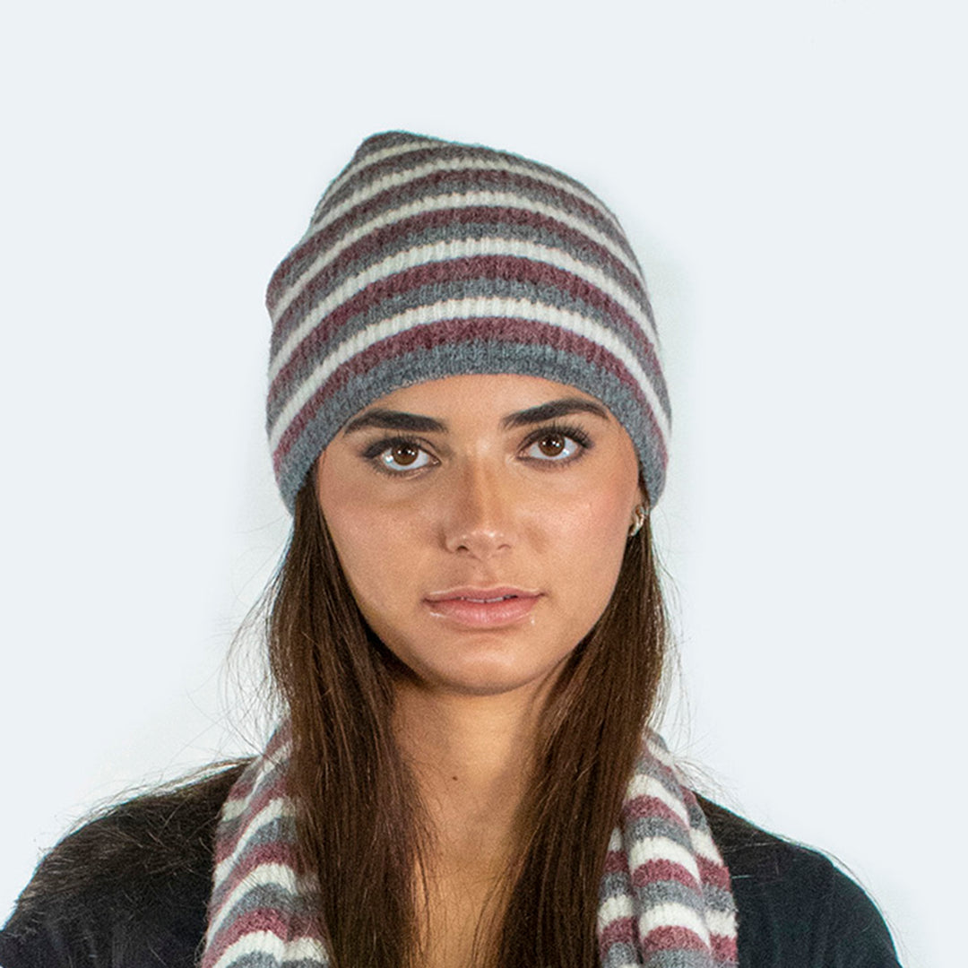 PORTOLANO STRIPED BEANIE | ShopSimon