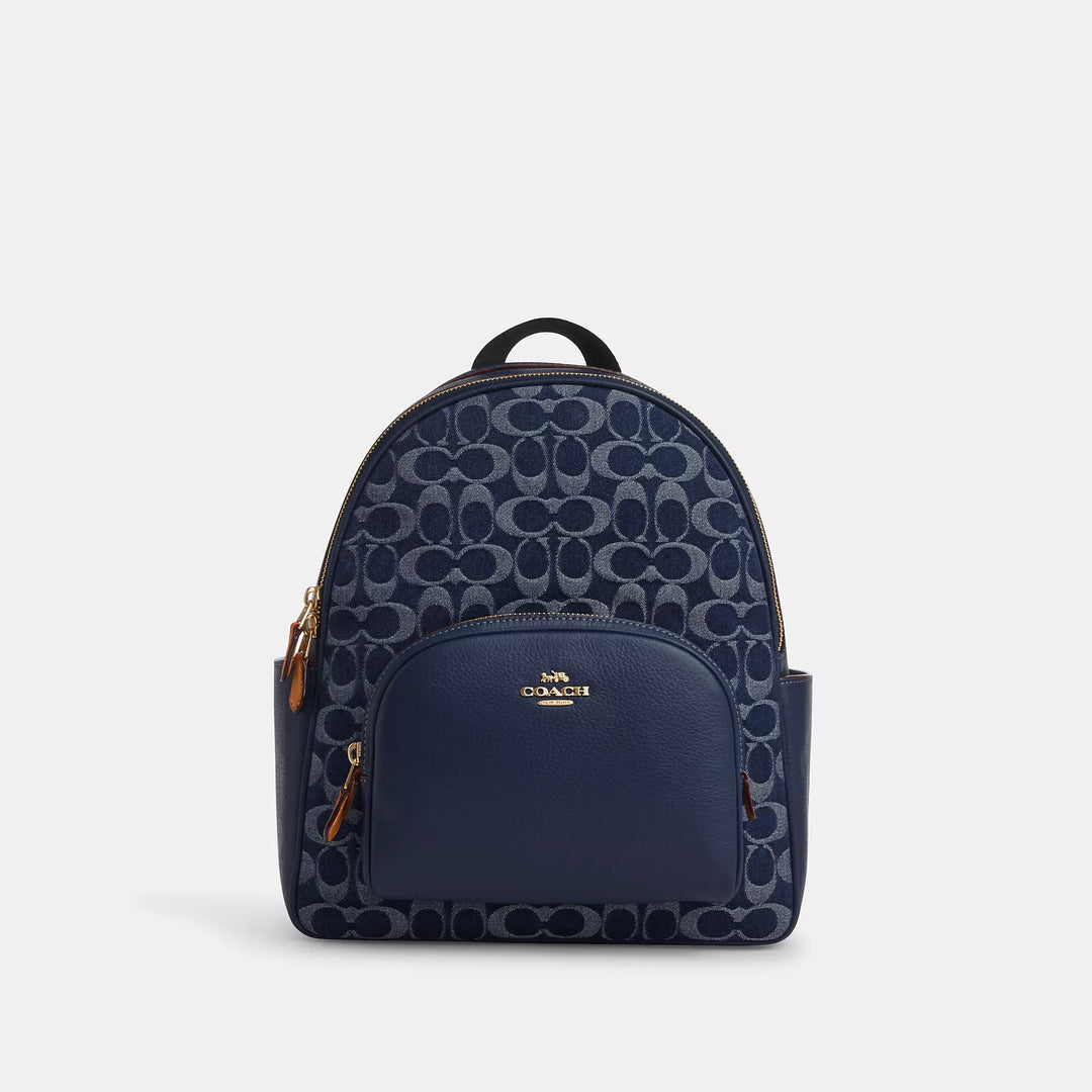 Coach Outlet Court Backpack In Signature Denim