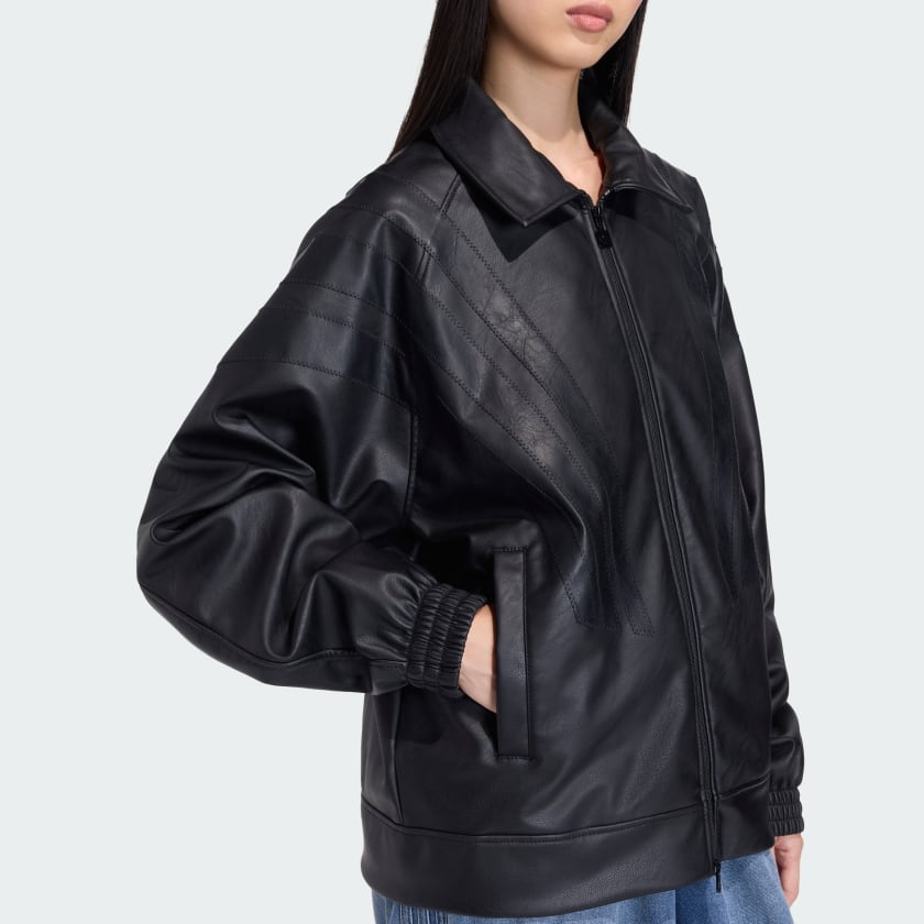 adidas Women's Santiago Pleather Jacket | ShopSimon