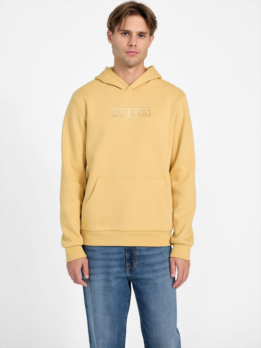 Guess Factory Harvey Logo Hoodie | ShopSimon