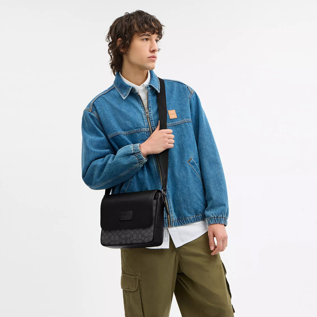 Coach Outlet Sprint Map Bag 25 In Signature Jacquard ShopSimon