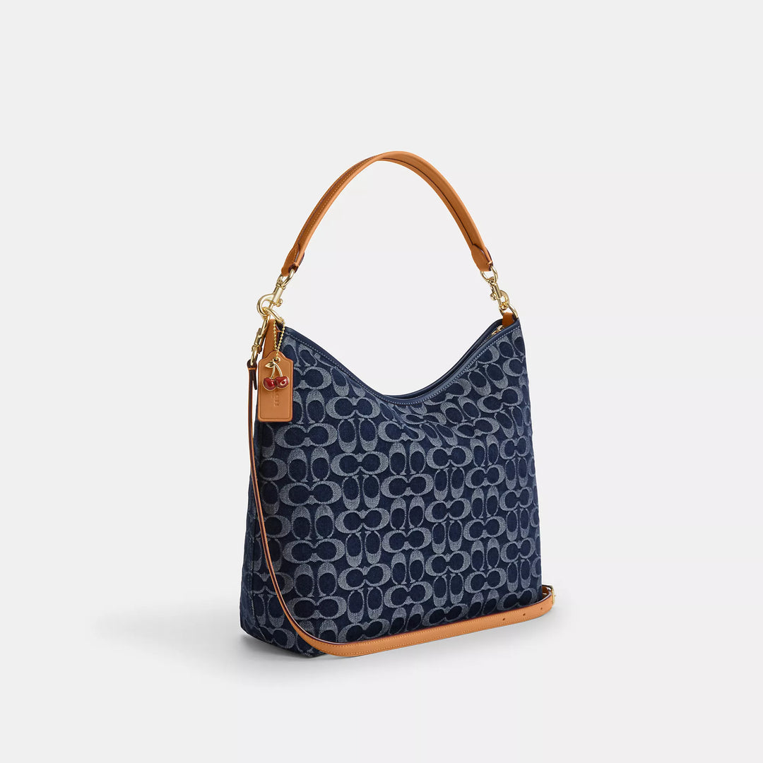 Coach Outlet Laurel Large Shoulder Bag In Signature Denim | ShopSimon