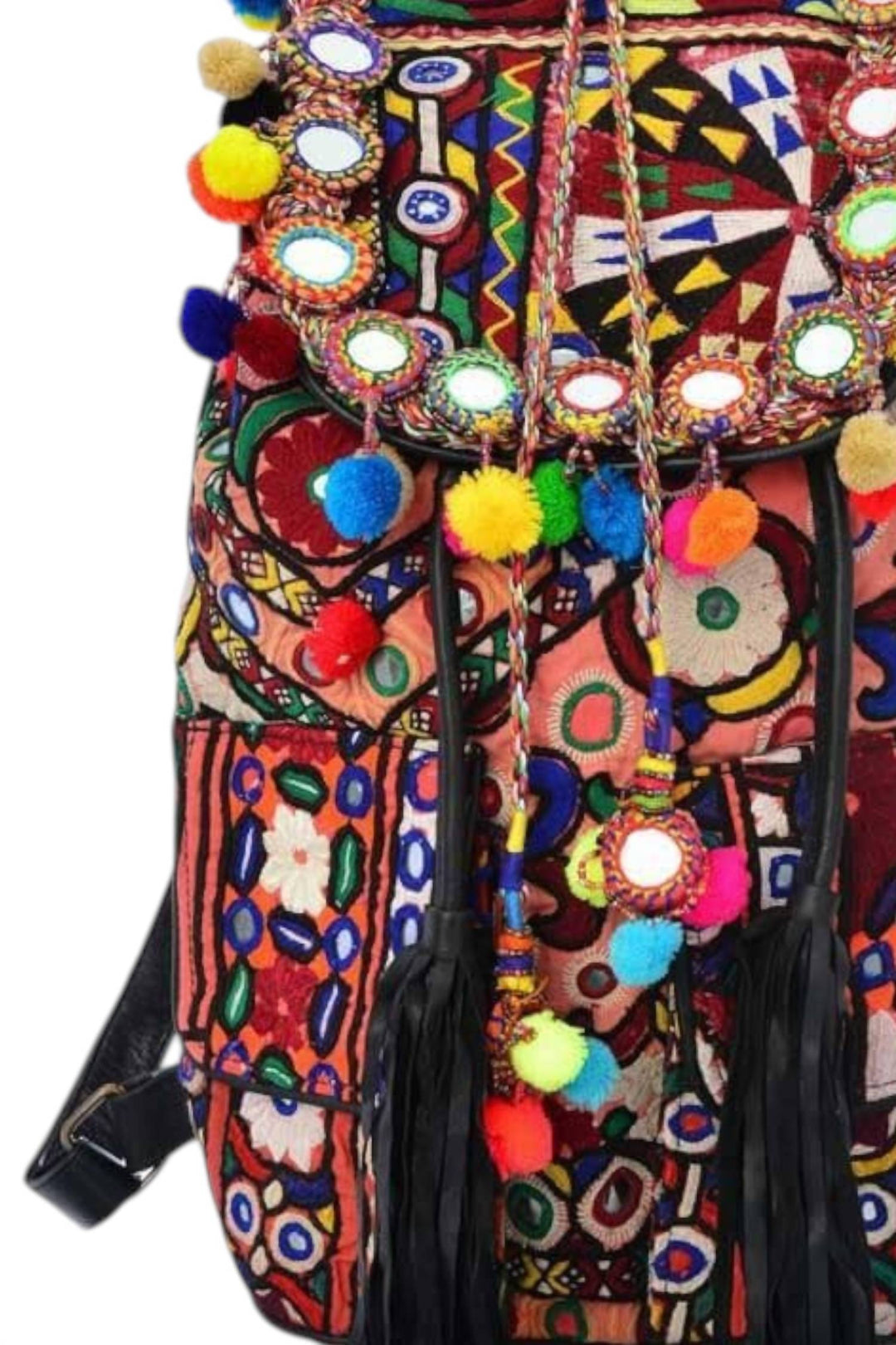 Guadalupe Design Nairobi Banjara Backpack In Multicolor  display picture 2