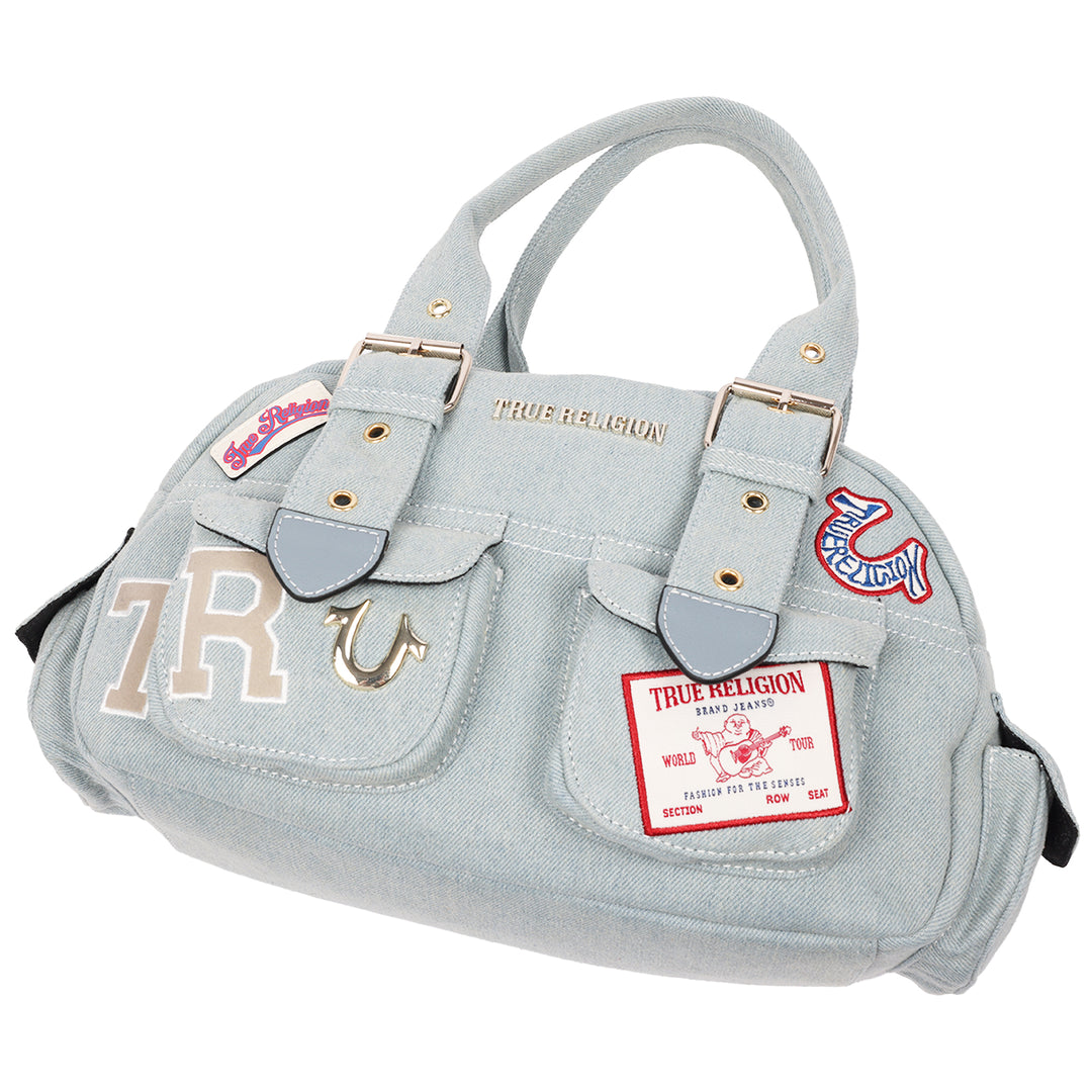 True Religion Multi Patch Satchel | ShopSimon