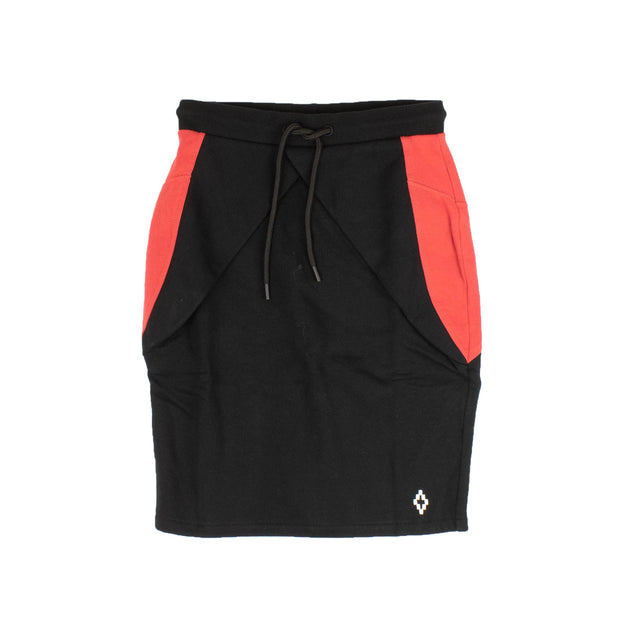 Marcelo Burlon Block Color Skirt - Black Red 