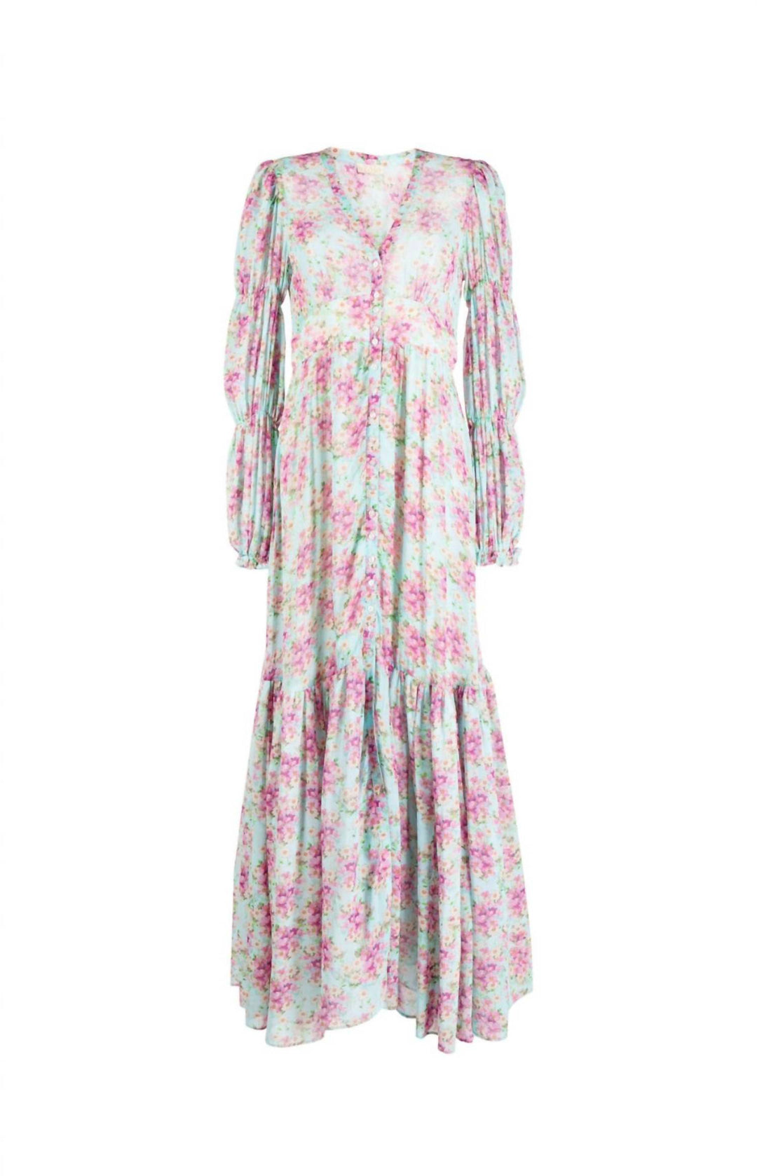 georgette flower maxi dress byTiMo Georgette Maxi Dress In Summer Flowers