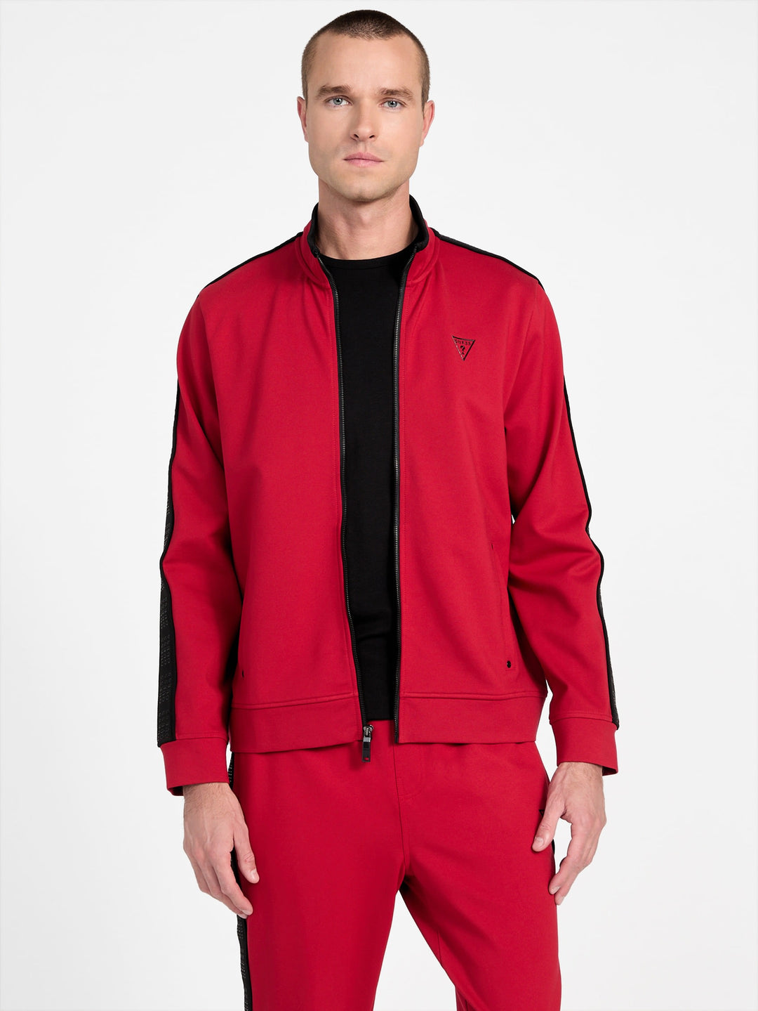 Guess Factory Ismael Logo-Tape Jacket | ShopSimon