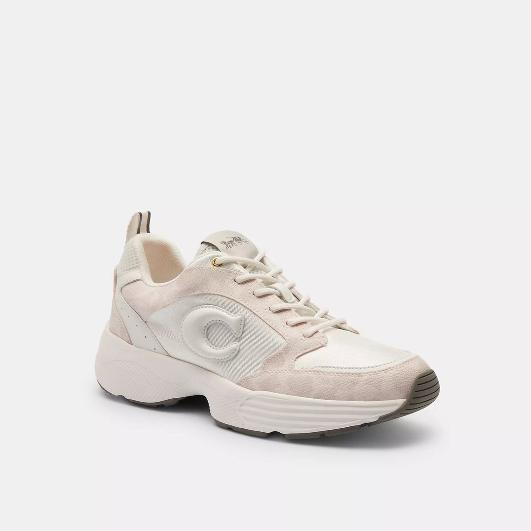 【COACH】Strider Sneaker In Signature Canvas★ユニセックス★ Coach Outlet Strider Sneaker In Signature Canvas | ShopSimon