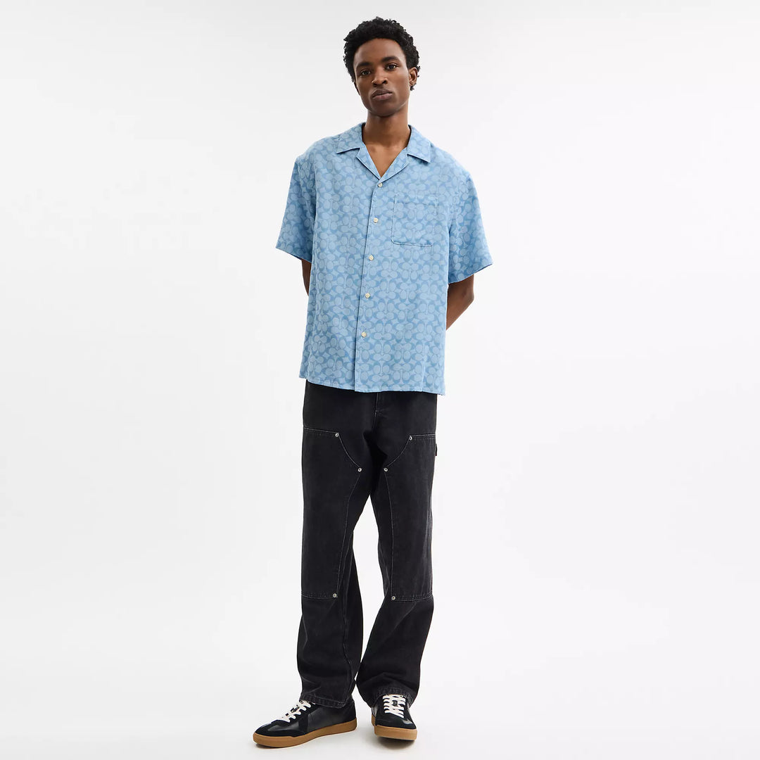 Coach Outlet Signature Camp Shirt | ShopSimon