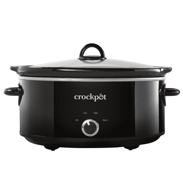 Crockpot Manual 7-Quart Slow Cooker, Black | ShopSimon