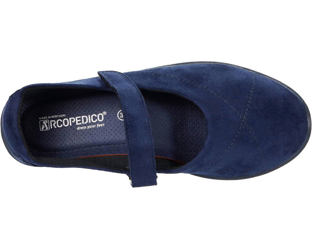 (取寄) アルコペディコ レディース L18 Arcopedico women Arcopedico L18 Navy ARCOPEDICO Women's L18 Shoes In Navy Suede | ShopSimon