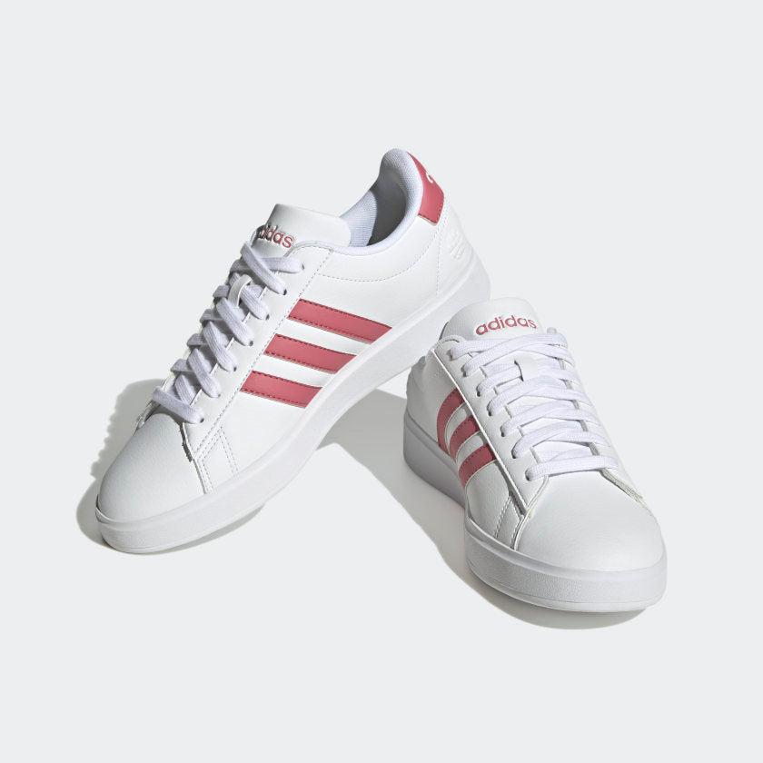 adidas gazelle silver green womens adidas Women's Grand Court Cloudfoam Lifestyle Court Comfort Shoes
