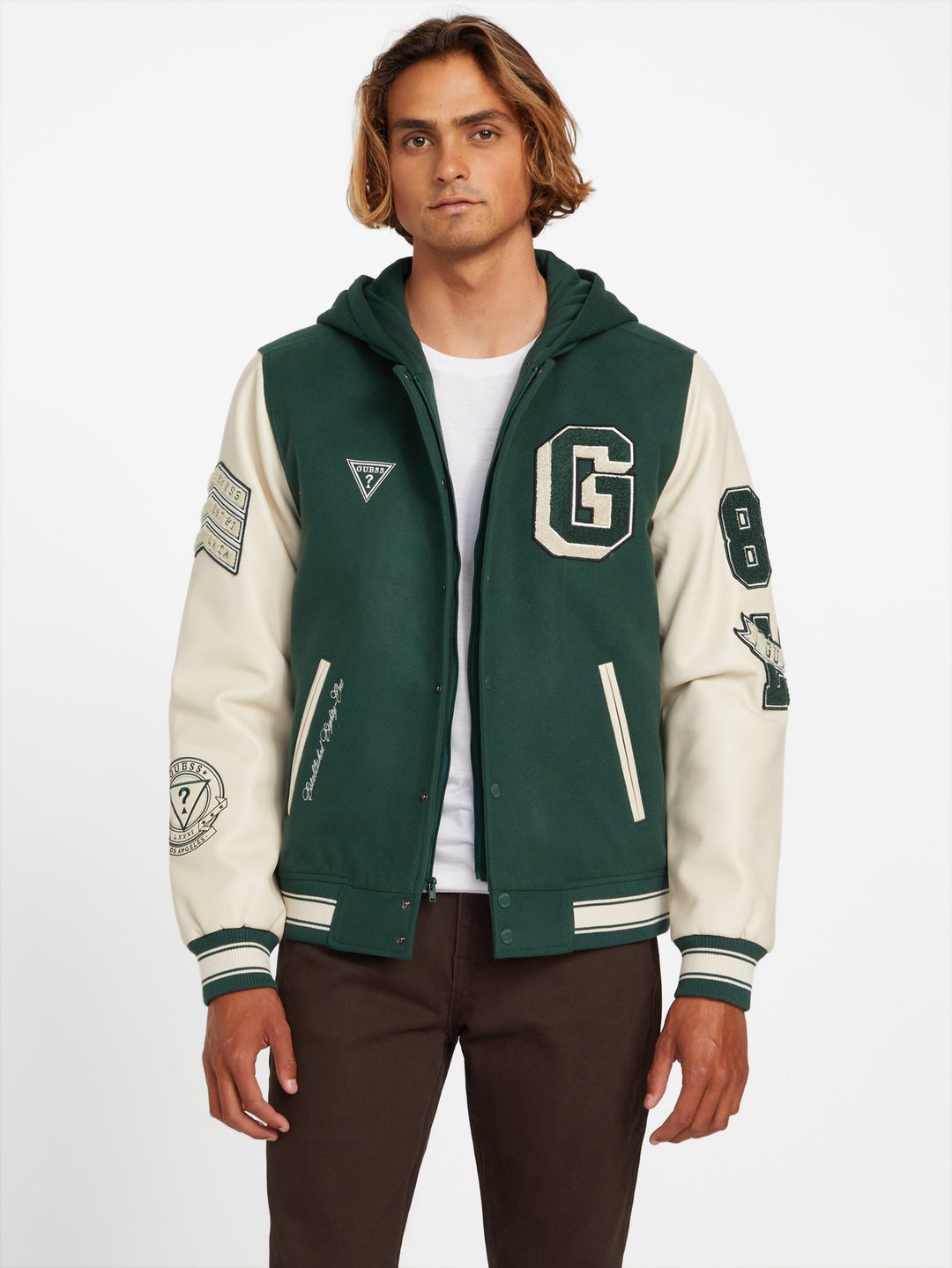 Guess Factory Lark Varsity Jacket | ShopSimon