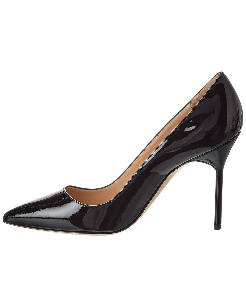 Manolo blahink　bb 105 black patent 34 Manolo Blahnik Bb 105 Patent Leather Pump | ShopSimon