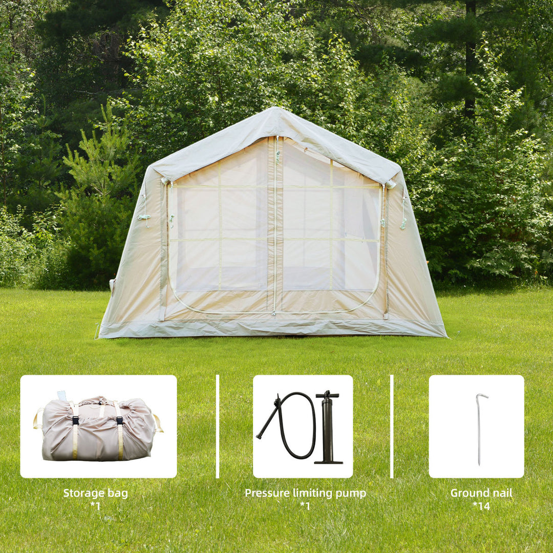 tent stream Streamdale Furniture Streamdale Inflatable Camping Tent 4-6 Person, Easy  Setup, 8.2'x10.5'