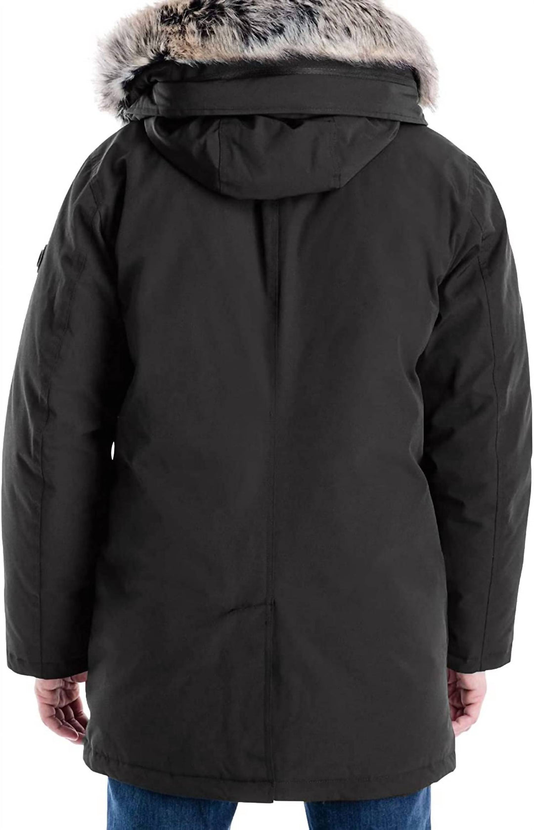 MICHAEL KORS Men s Mmk791896 Heavyweight Hooded Snorkel Parka Coat With Bib In Black ShopSimon