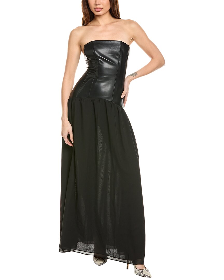 white christmas dresses WeWoreWhat Strapless Corset Gown