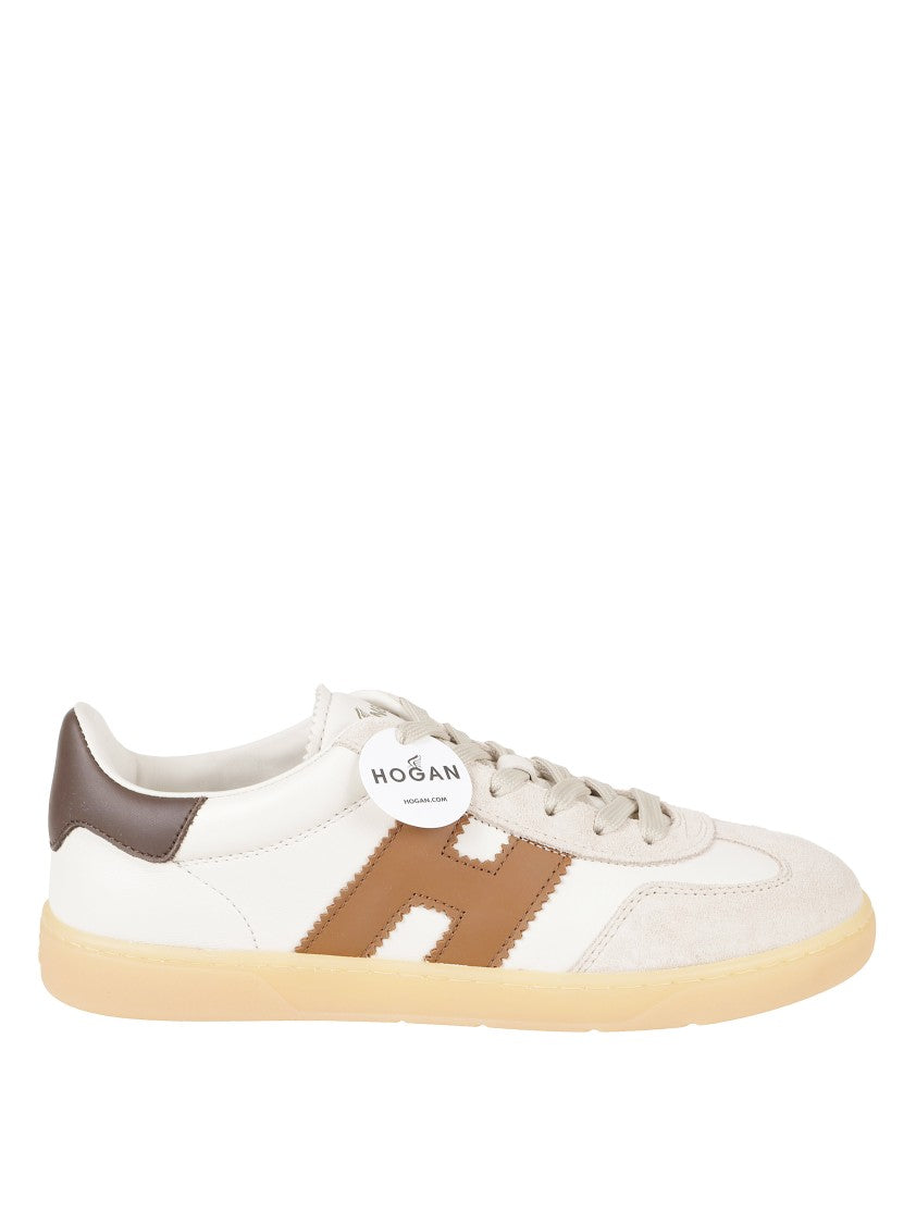 スニーカー Hogan Sporty Sneakers With Textured Mesh Hogan Low-Top Sneakers With Suede And Smooth Textures