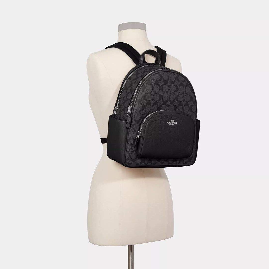 Coach Outlet Court Backpack In Signature Canvas | ShopSimon