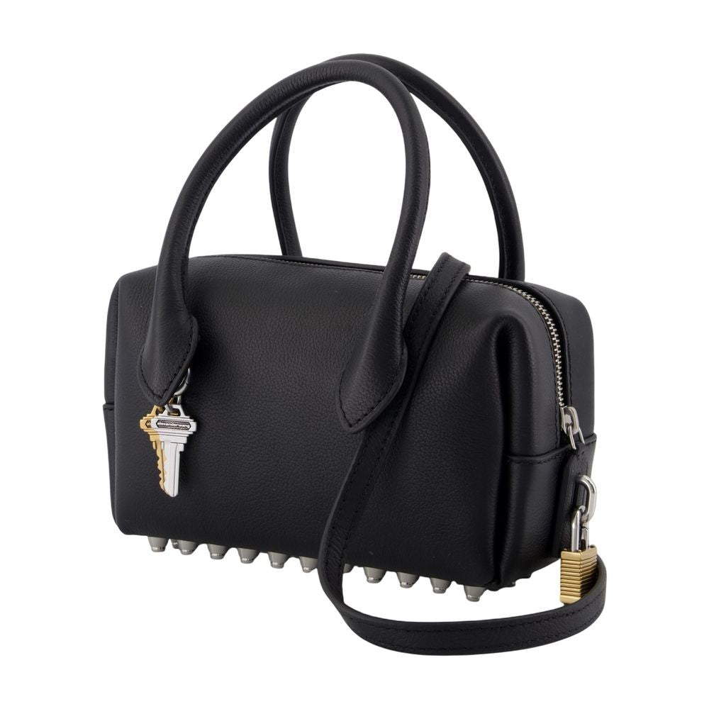 【ALEXANDER WANG】 ゆー リクエスト 2点 まとめ商品 Alexander Wang Roux Small Top Handle Bag - Leather - Black | ShopSimon