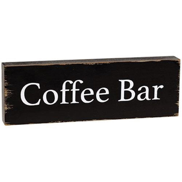 HomeGifo Coffee Bar Block Sign | ShopSimon
