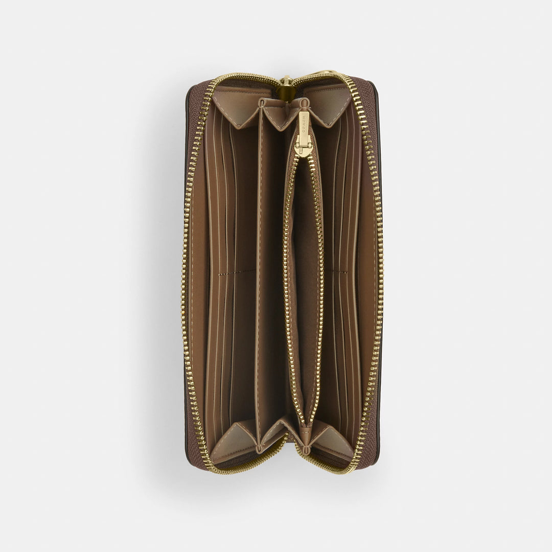 Coach Outlet Long Zip Around Wallet | ShopSimon