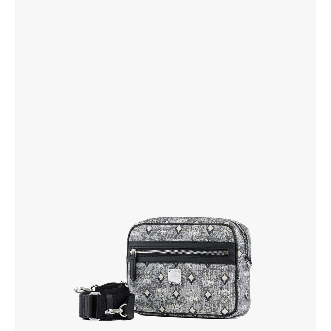 Mcm Small Crossbody Bag In Denim Visetos | ShopSimon