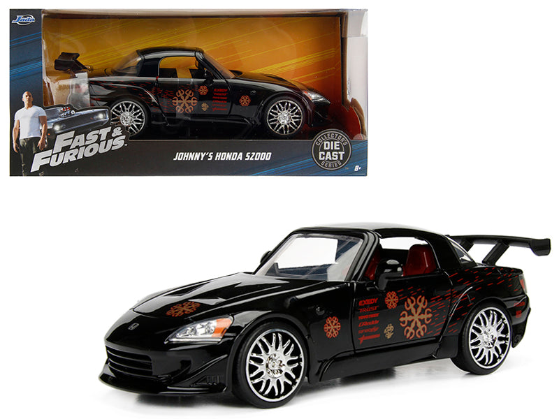 JADA Fast & Furious ジョニー　ホンダ　S2000 Jada Johnny's 2001 Honda S2000 Black With Graphics 
