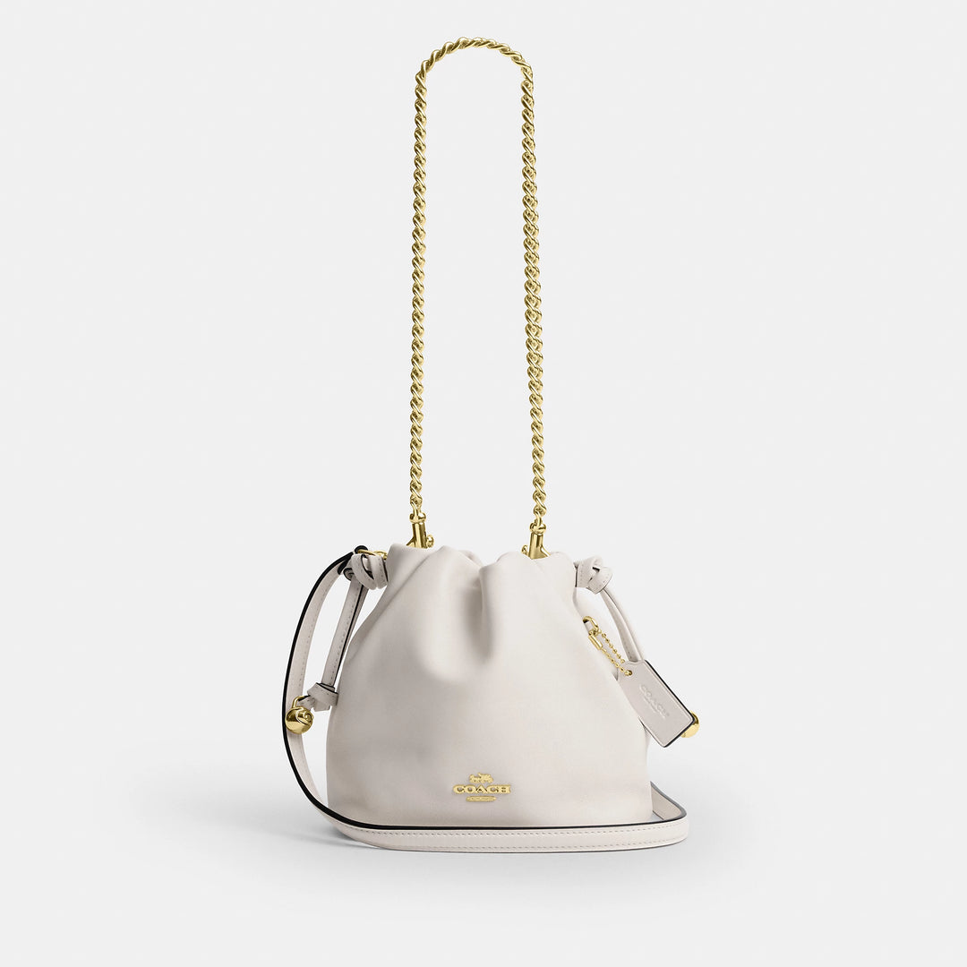 coach faye backpack oxblood COACH Outlet Faye Mini Drawstring Bag